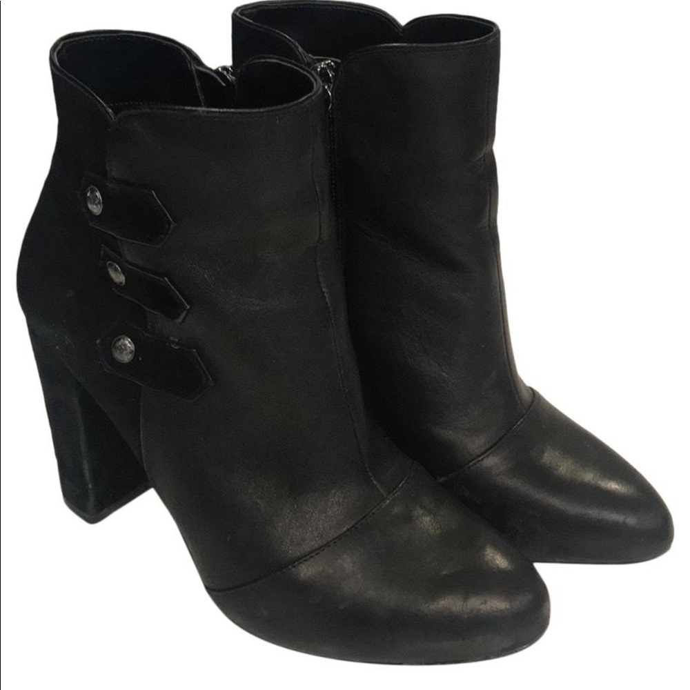 White House Black Market black booties boots